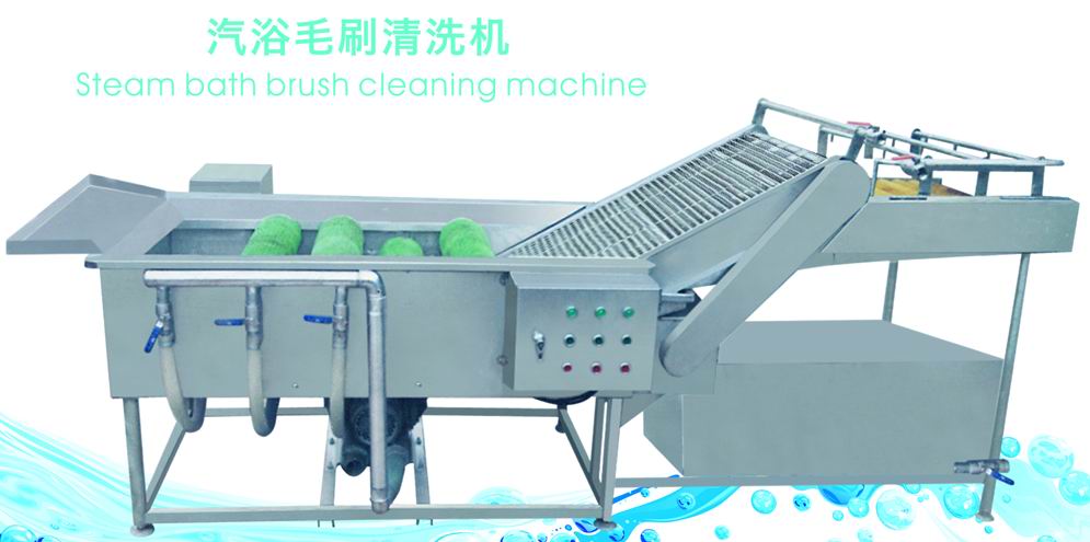 汽浴毛刷清洗機